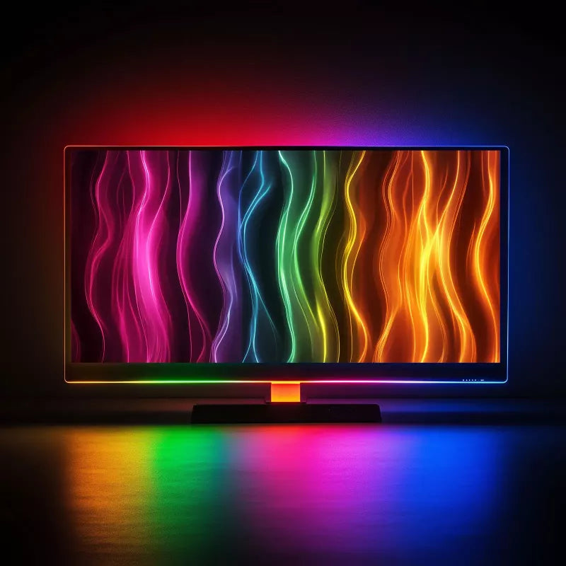 Sir 3m lumina Smart TV - USB 30 LED-uri RGB Bluetooth/telecomanda 58387