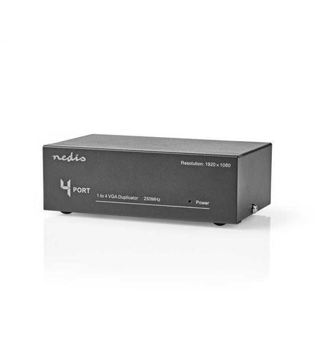 Splitter VGA 4 porturi negru NEDIS