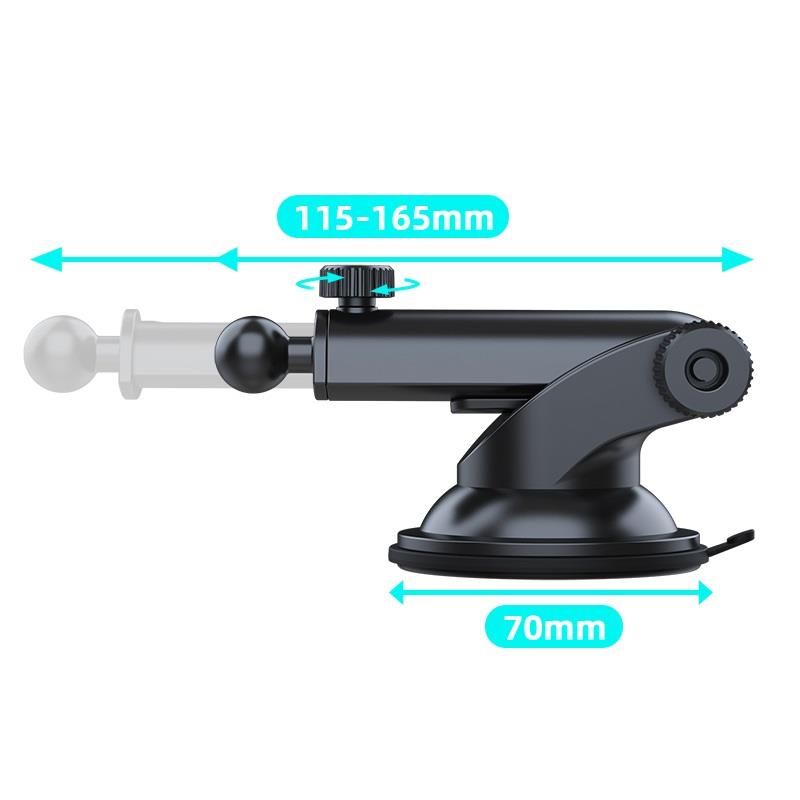 Suport auto pentru telefon cu ventuza WELL SCA07