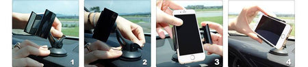 Suport auto telefon bord parbriz Smart Clip Universal Car/ Desk Mount Holder Luxa2