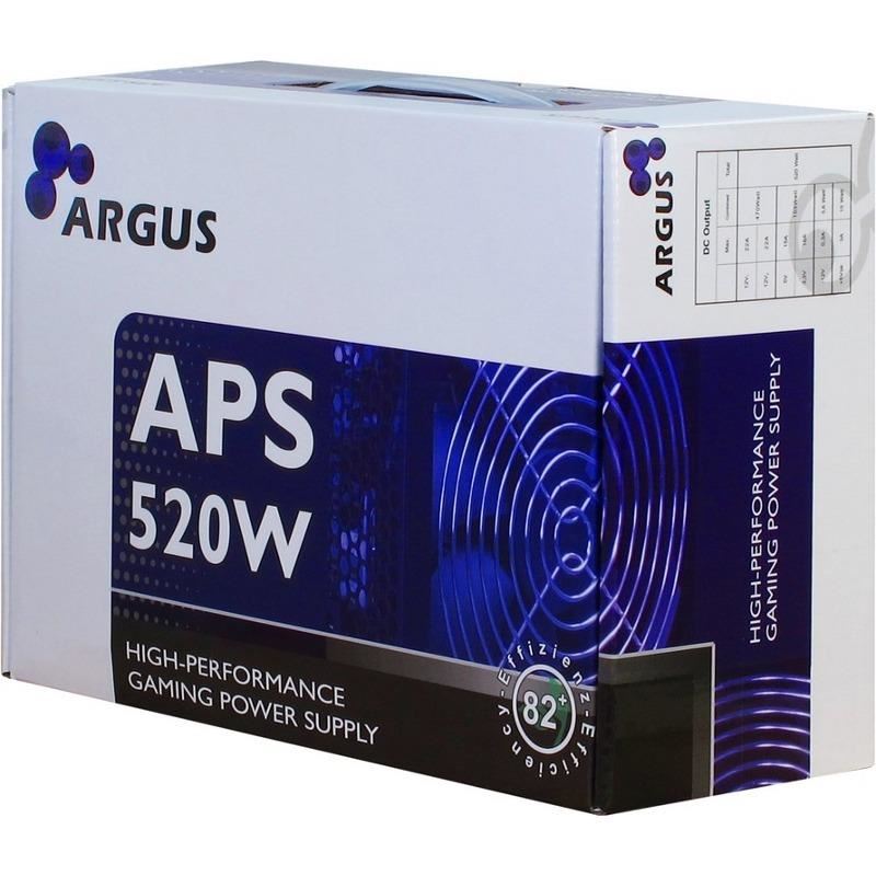 Sursa PC Inter-Tech Argus 520W PSU ventilator silentios 120mm control termic automat APS-520W