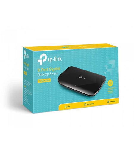 Switch internet 8 porturi 10/100/1000Mbps TL-SG1008D TP-Link
