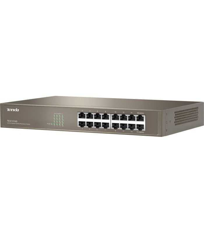 Switch Tenda TEG1016D 16 porturi Gigabit desktop sau montabil in rack