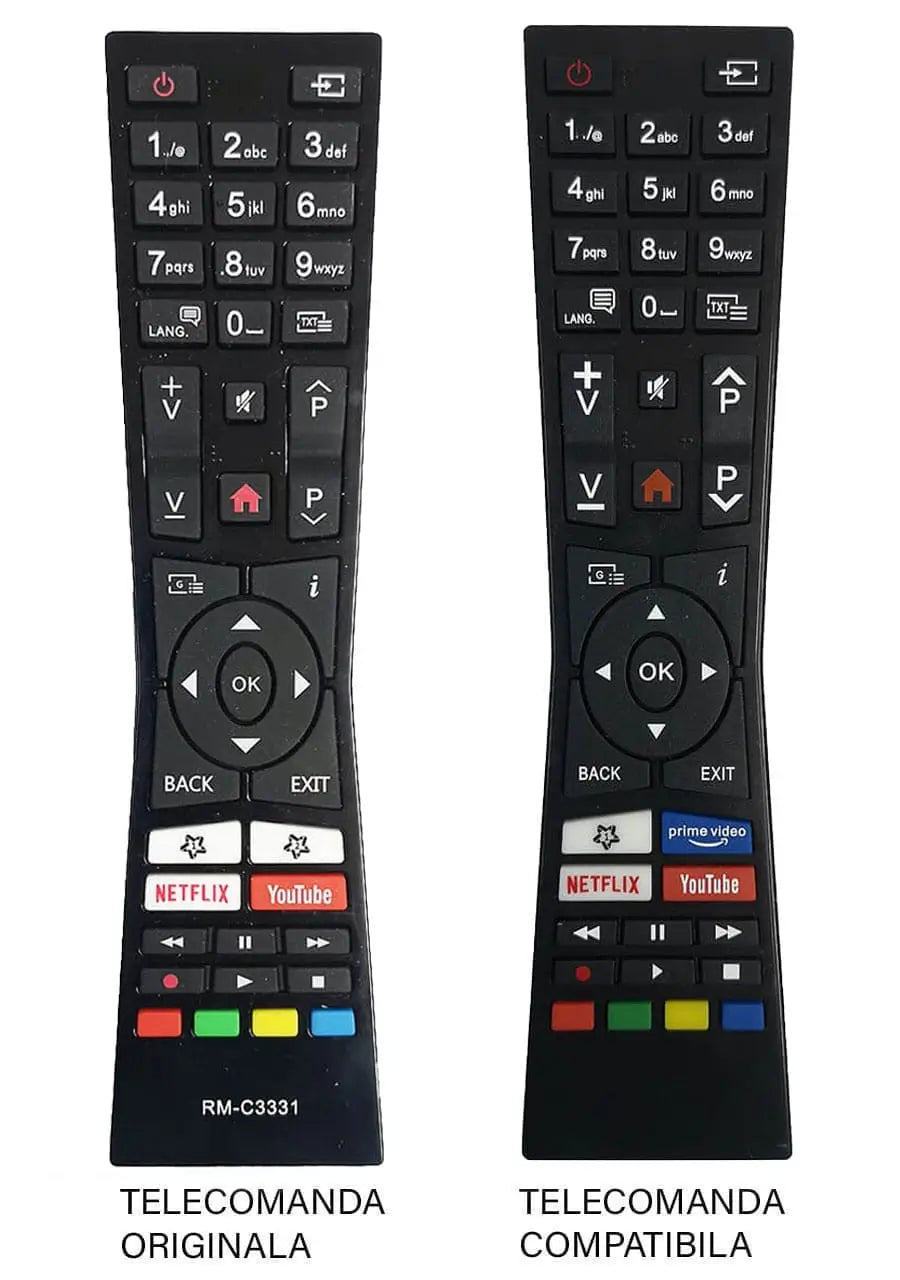 Telecomanda compatibila TV JVC RM-C3331 ER 1695-N MFY 1685 (358)
