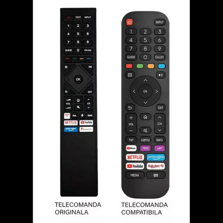 Telecomanda TV Hisense ERF3B72H compatibila cod ER9567 /MFY1159 (423-3)