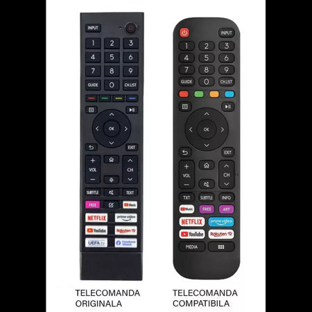 Telecomanda TV Hisense ERF3B80H compatibila cod ER1169-N /MFY1159 (423-2)