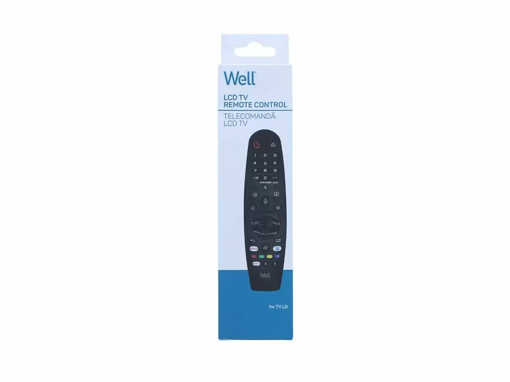 Telecomanda universala TV LCD LG AKB75855501 Well RC-UNIV-LG01-WL