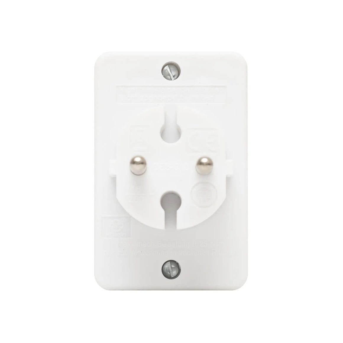 Triplu stecher distribuitor 3x Euro 1500W alb Home NV 23/WH
