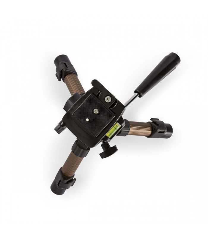 Tripod profesional extensibil aluminiu 22cm capacitate max 1kg argintiu NEDIS