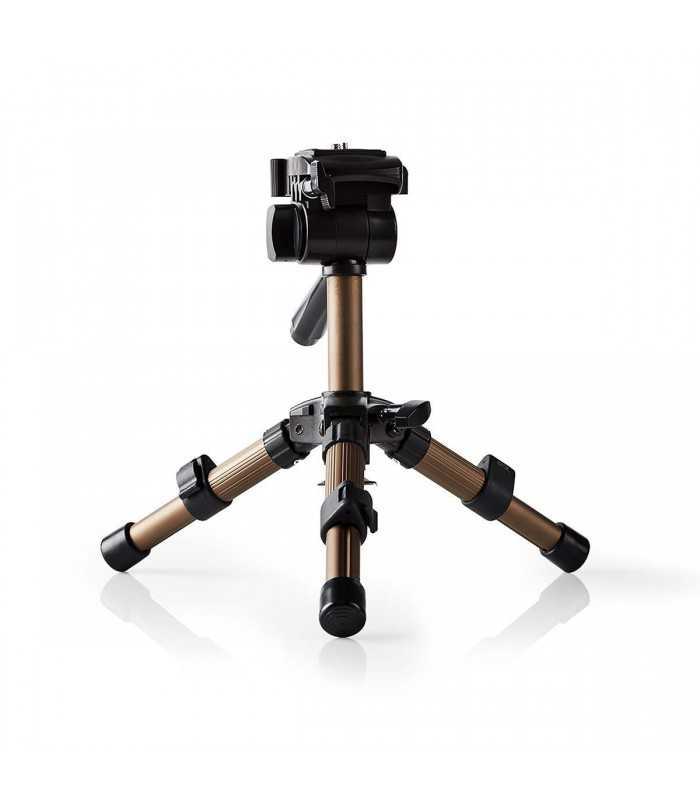 Tripod profesional extensibil aluminiu 22cm capacitate max 1kg argintiu NEDIS