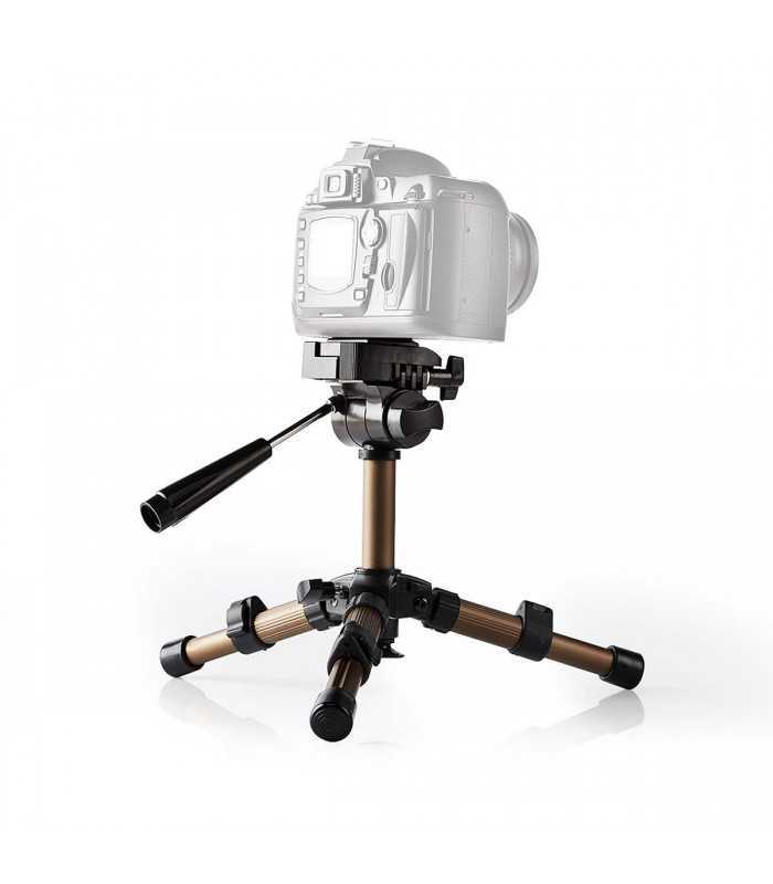 Tripod profesional extensibil aluminiu 22cm capacitate max 1kg argintiu NEDIS