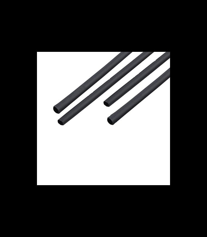 Tub termocontractant 10mm 0.5m/ 5mm negru Kemot