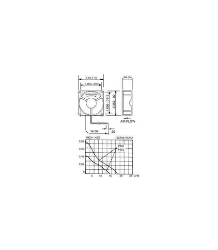 Ventilator 12V 60x60x25mm SUNON 4500RPM 21.7CFM 34dBA