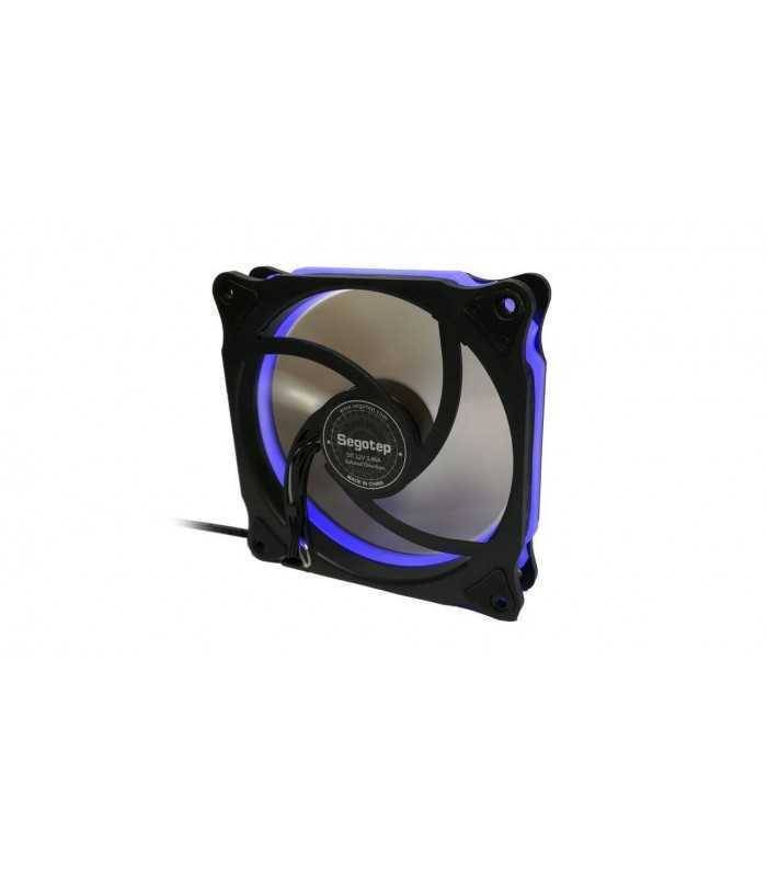 Ventilator albastru Segotep Halo-12 120mm Blue LED fan 12V