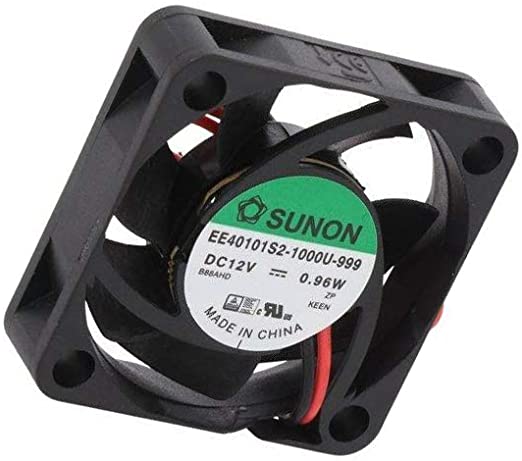 Ventilator DC axial 12VDC 40x40x10mm 11.99m3/h 23dBA 26AWG SUNON EE40101S2-1000U-999