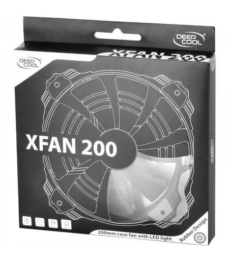 Ventilator Deepcool Xfan 200 Red 200mm iluminare rosie