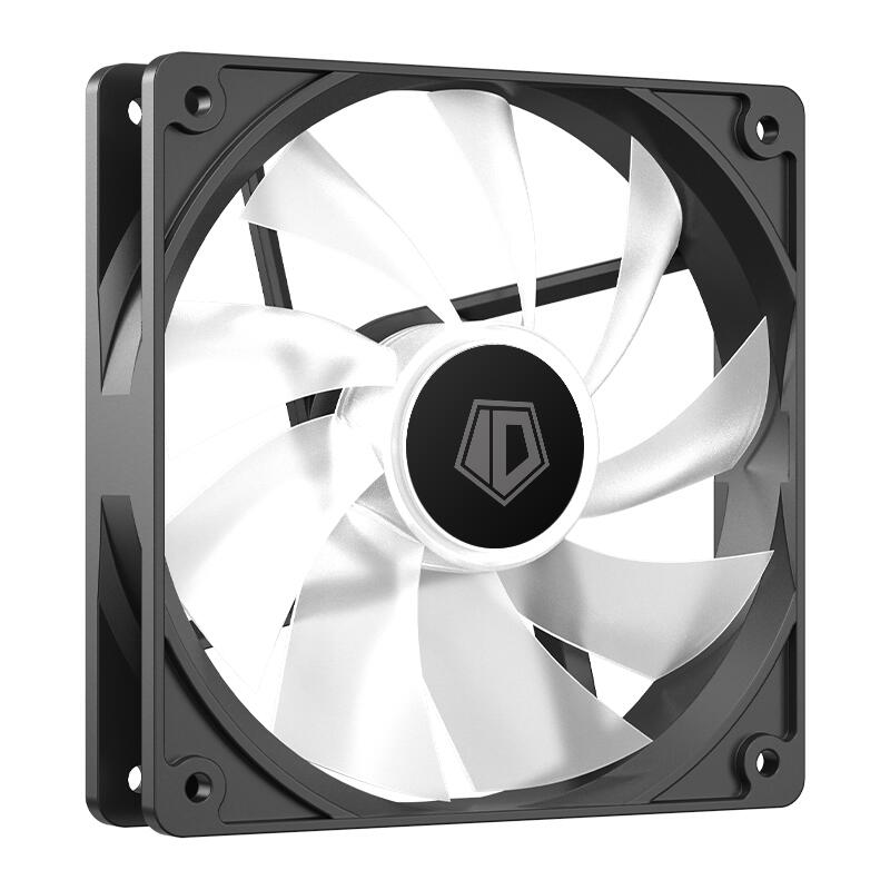 Ventilator ID-Cooling PN-7 120x120x25mm 12V negru aRGB Hydraulic Bearing anti-vibratii 700-1500RPM 4pin PWM si 3pin FAN-PN-7
