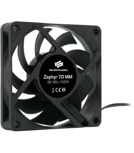 Ventilator SILENTIUM PC Zephyr 70 70x70x15mm 12V 0.18A 2000RPM 3-pin SPC013