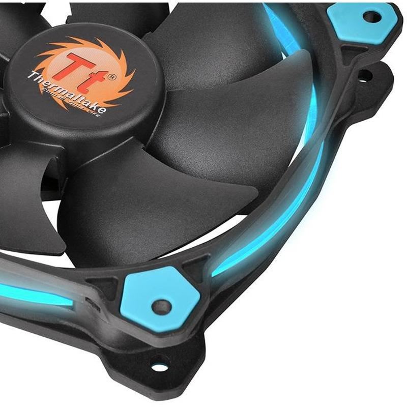 Ventilator Thermaltake Riing 12 High Static Pressure 120mm cu iluminare albastra