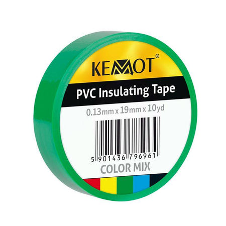 Banda izolatoare 0.13x19x10YD verde KEMOT