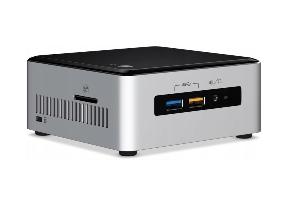 Mini PC Intel NUC i3-6100U, 4GB DDR4, SSD 128GB M.2, Windows 10 Pro, Wi-Fi, Bluetooth, Refurbished