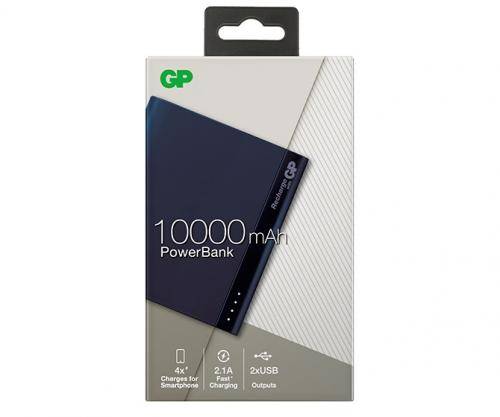 Acumulator extern PowerBank 10000mAh albastru GP B10A