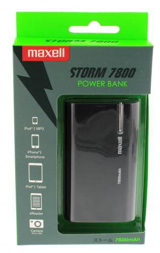 Acumulator extern PowerBank 7800mAh negru Maxell