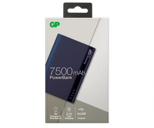 Acumulator extern PowerBank GP B07A 7500mAh albastru