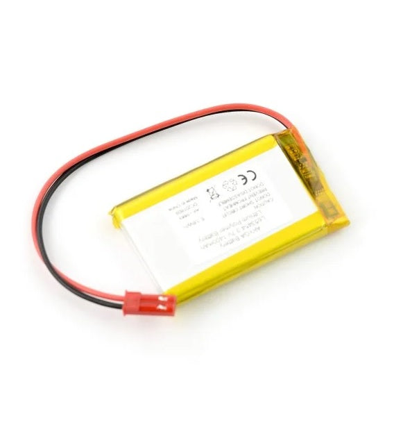 Acumulator Lithium Poliymer 14160 1400mAh 1S 3.7V fir cu conector JST-BEC 54x34x7mm AKYGA Battery