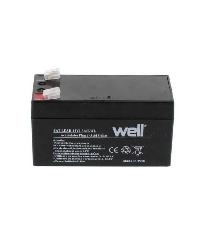 Acumulator plumb acid 12V 1.3AH Well BAT-LEAD-12V1.3AH-WL