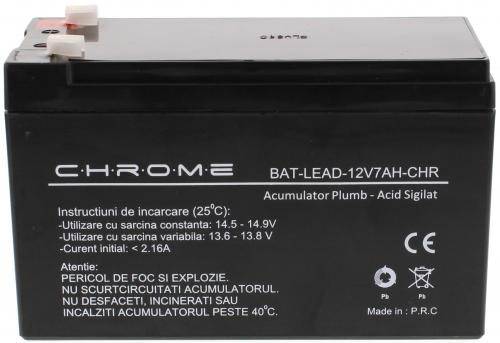 Acumulator plumb acid 12V 7Ah Chrome 151x65x95mm