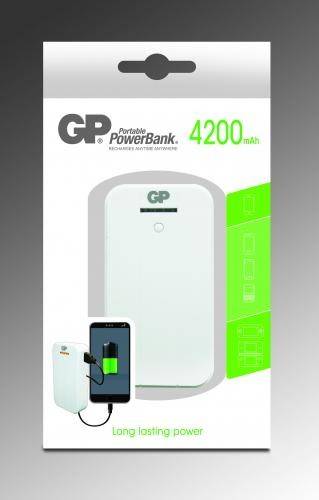 Acumulator portabil powerbank 4200mA alb GP