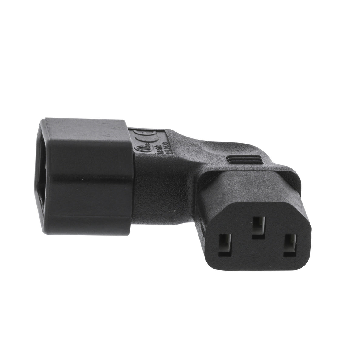 Adaptor alimentare IEC-320-C14 la IEC-320-C13 la 90 grade spre dreapta Valueline VLEP11904B