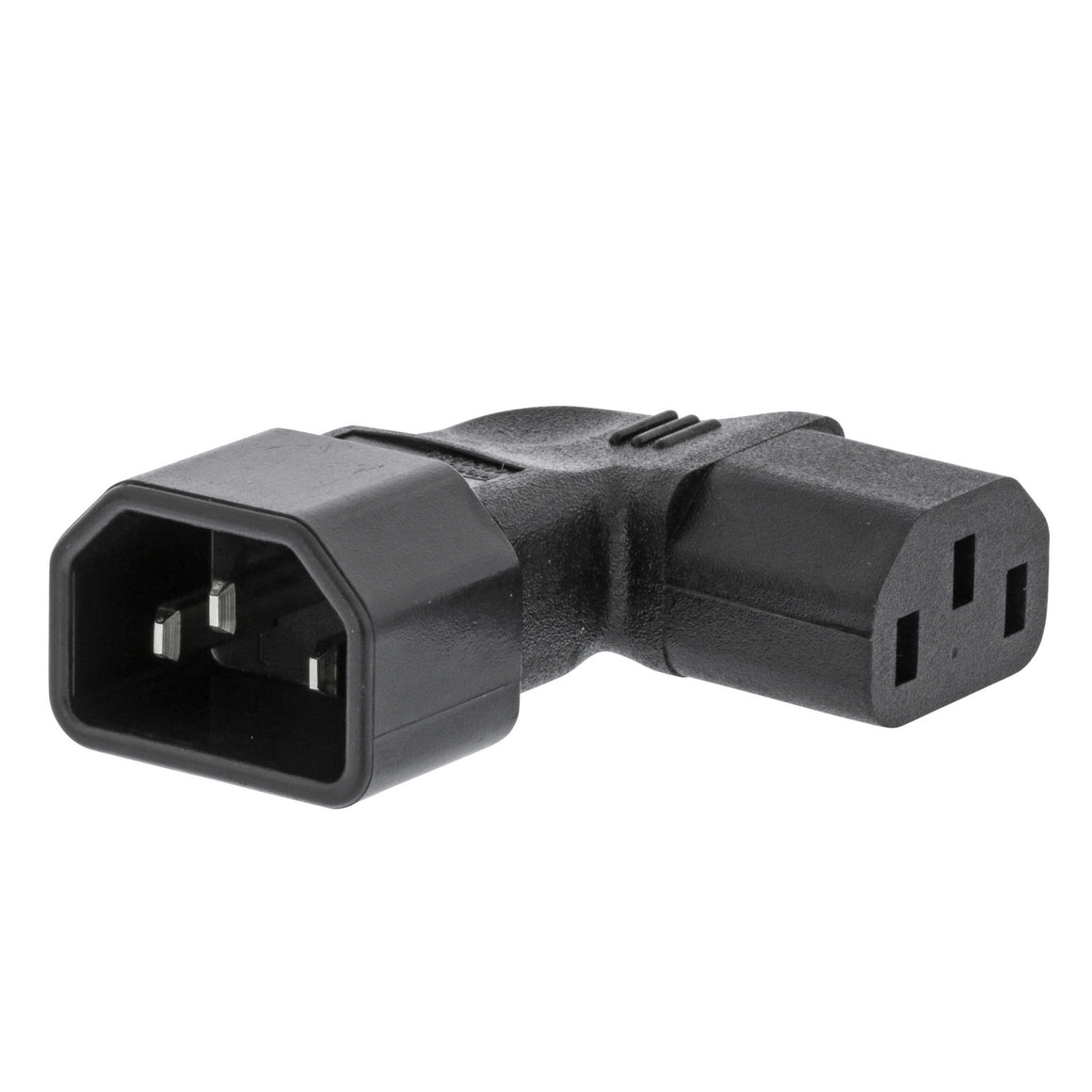 Adaptor alimentare IEC-320-C14 la IEC-320-C13 la 90 grade spre dreapta Valueline VLEP11904B