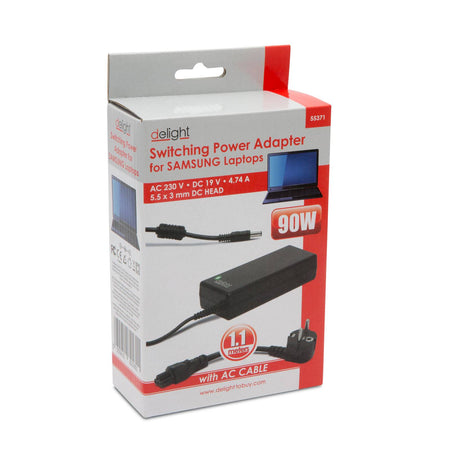 Adaptor alimentator/incarcator de retea pentru laptop Samsung 5.5x3mm 19V 4.74A 90W Delight