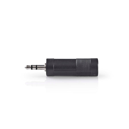 Adaptor audio stereo Nedis Jack 3.5 mm tata - Jack 6.35 mm mama negru 1buc CAGP22935BK