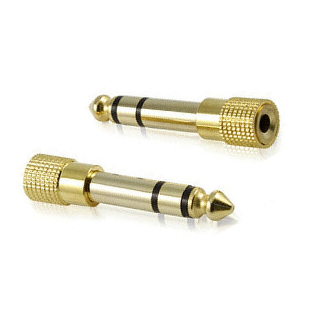 Adaptor aurit JACK 6.3 mm tata la JACK 3.5 mm mama STEREO 8012273