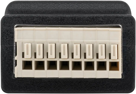 Adaptor bloc terminal cu 8 pini clema la RJ45 mama 8P8C Goobay 76737