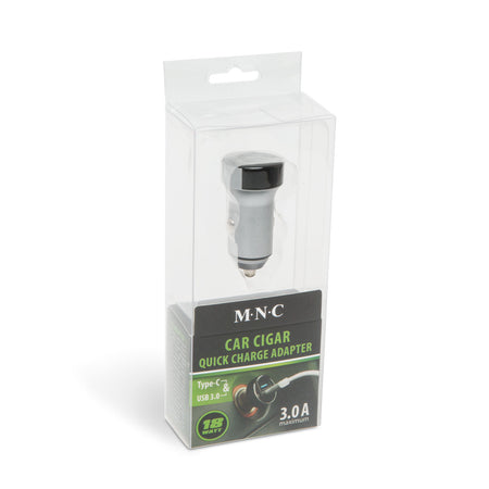 Adaptor bricheta auto bricheta - USB type C / PD +USB cu Incarcare rapida QC3.0 18W delight 55025