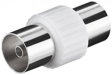 Adaptor Coaxial mama - Coaxial mama plastic Goobay