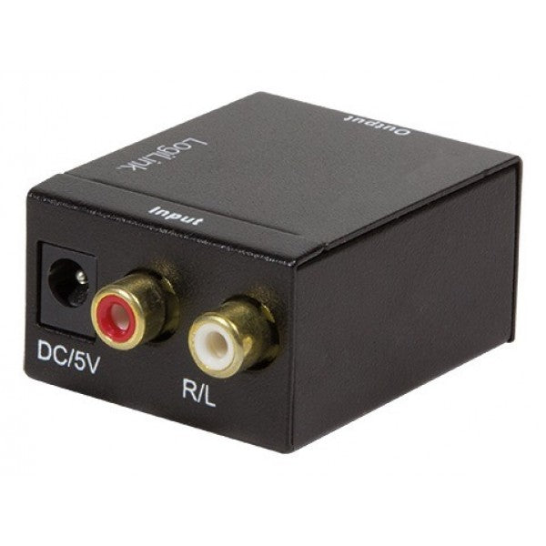 Adaptor convertor analogic-digital Intrare 2xRCA mama - Toslink/ Coaxial Didital audio LOGILINK CA0102