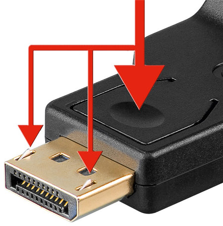 Adaptor DisplayPort tata - VGA mama contacte aurite Goobay