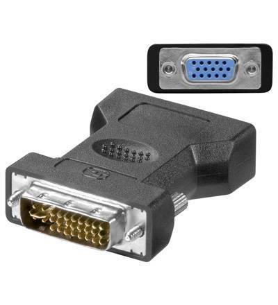 Adaptor DVI-I 24+5 la VGA mama Goobay