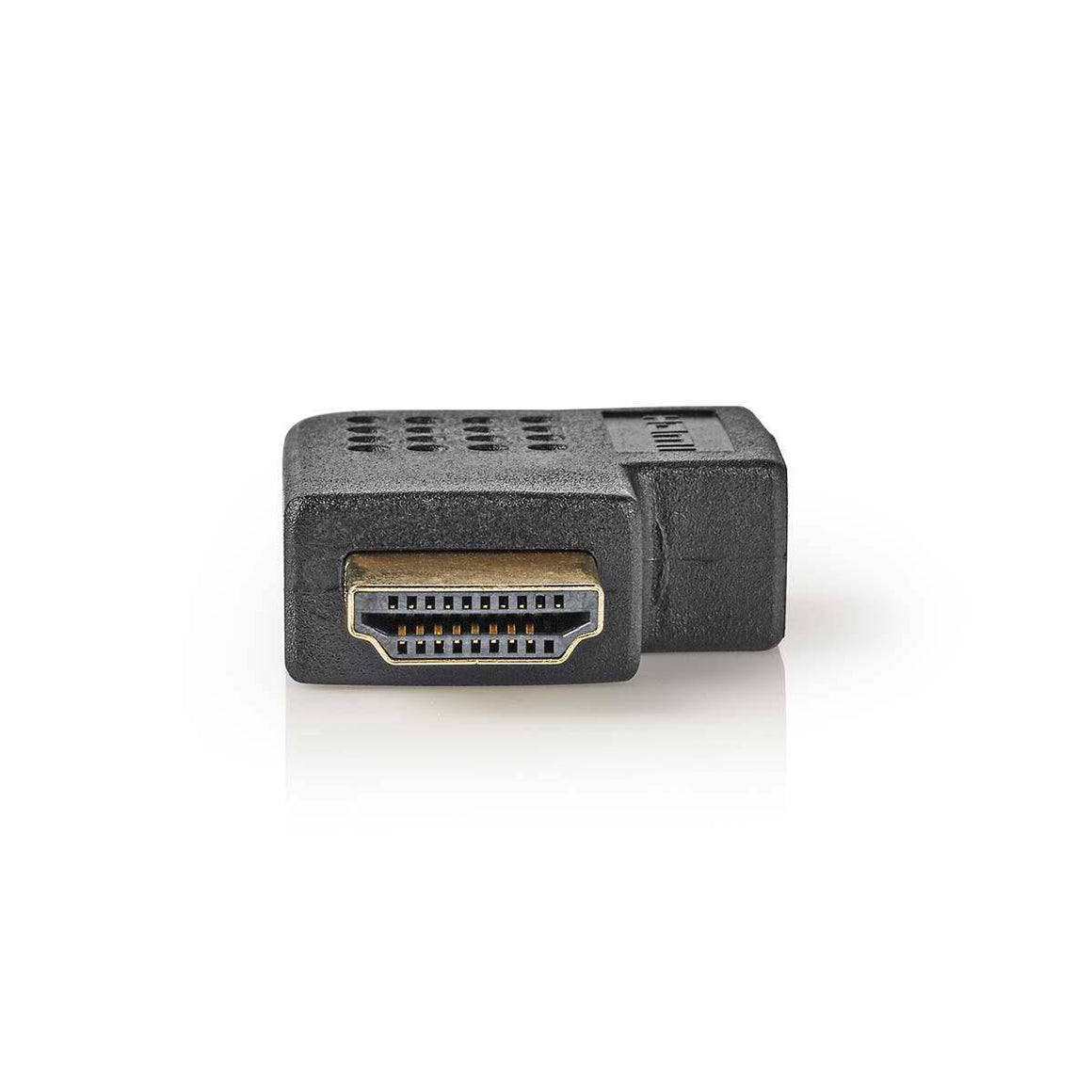 Adaptor HDMI - HDMI mama cotit stanga mare viteza cu Ethernet Nedis