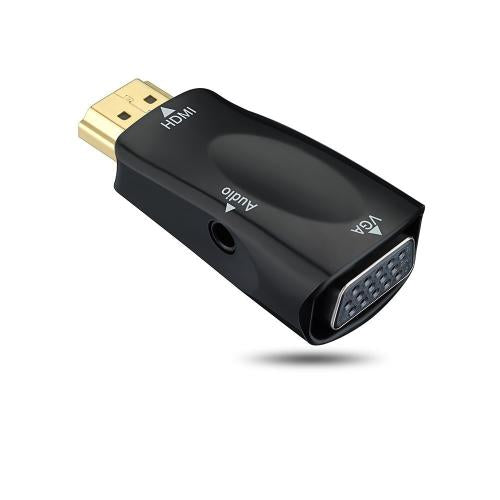 Adaptor HDMI tata la VGA mama cu audio 3.5 mm Jack stereo Well