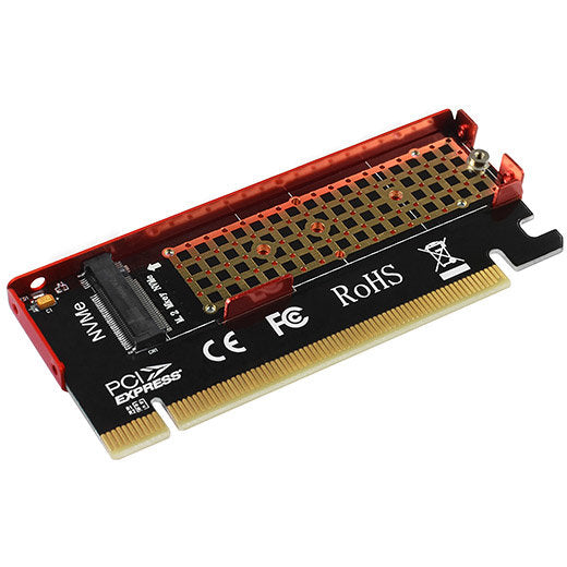 Adaptor Intern AXAGON PCEM2-S PCI-E 3.0 16x M.2 SSD NVMe Suport SSD pana la 80mm low profile Radiator Inclus