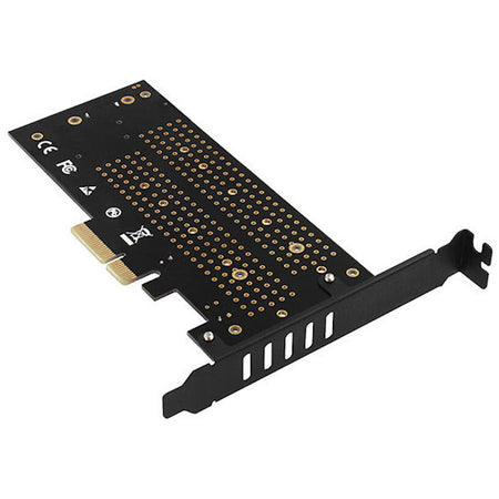 Adaptor Intern PCEM2-D PCI-E 3.0 4x - DUAL M.2 SSD (NVMe + SATA) Voltaj Dual SSD pana la 110mm AXAGON