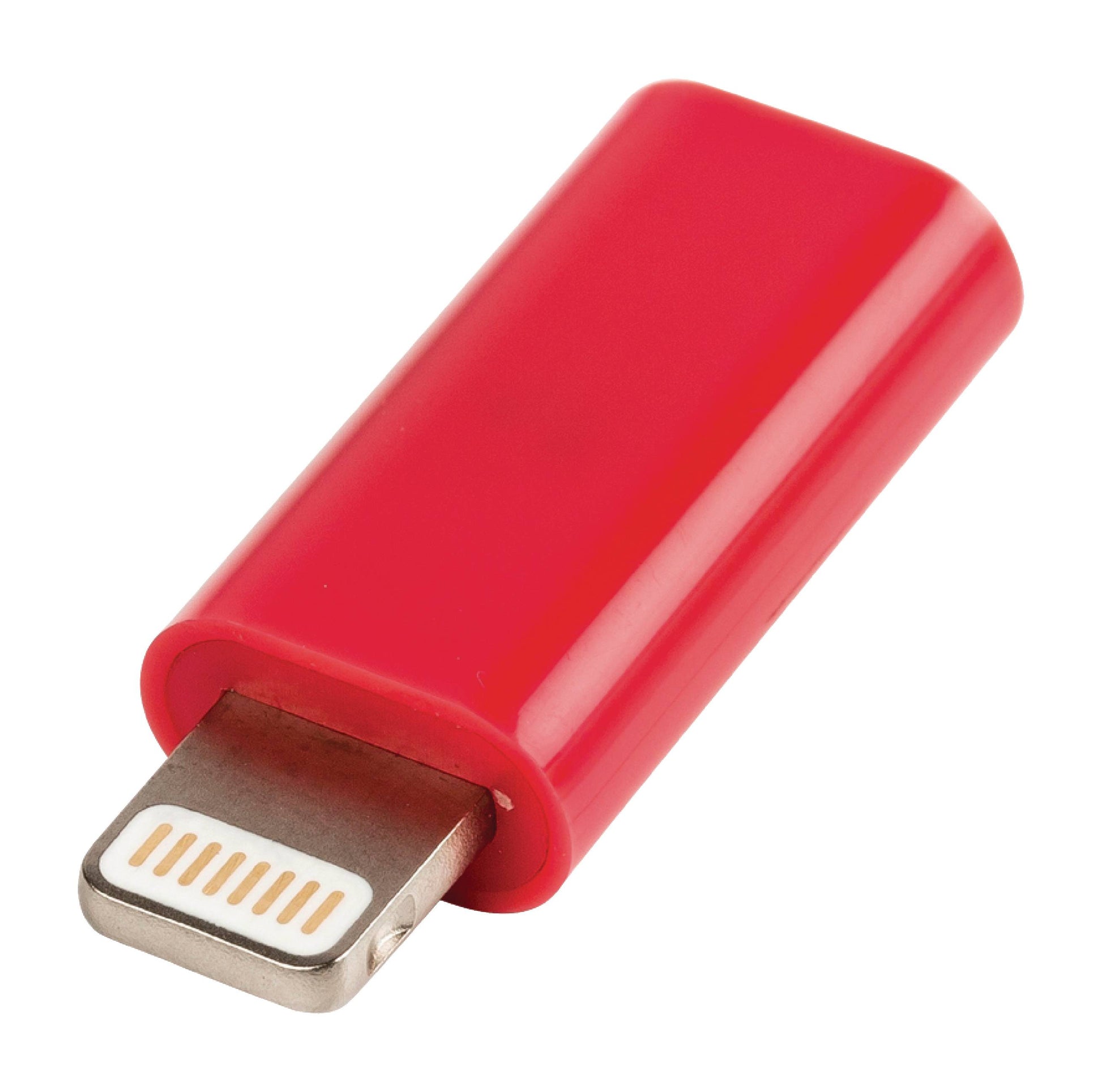 Adaptor iPhone Lightning tata - micro USB mama rosu Valueline