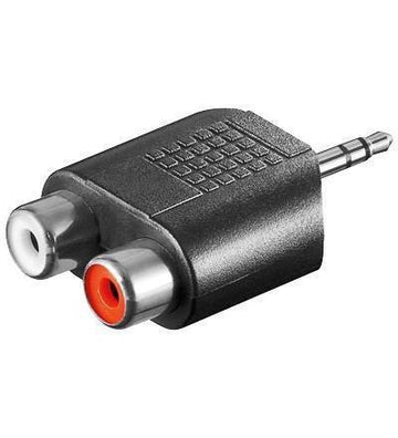 Adaptor Jack 3.5 mm stereo la 2x RCA mama Goobay