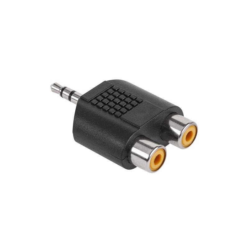 Adaptor Jack 3.5 mm stereo la 2x RCA mama Goobay